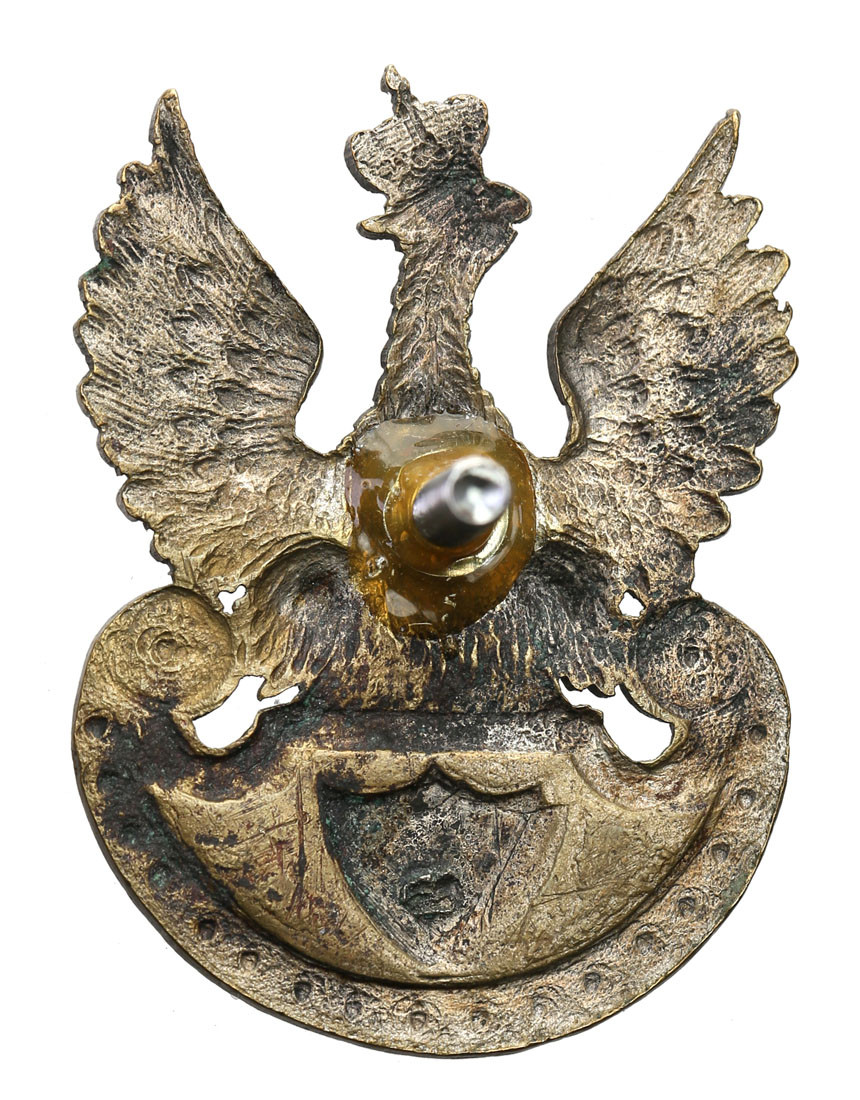 Orzeł Legionowy z cyfrą 2 produkcji firmy Grynszpan 1916, Warszawa
